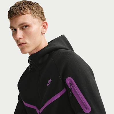 Nike Tech – Giacca con zip in Fleece Windrunner da Uomo