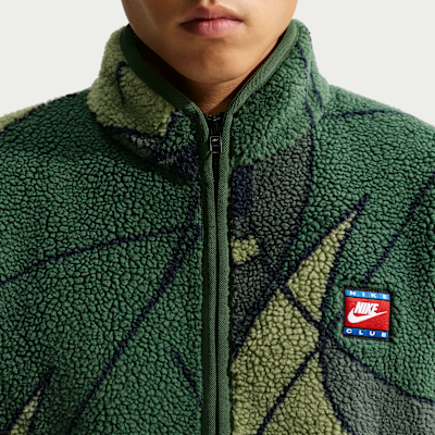Nike Club – Giacca invernale con zip in Fleece da Uomo