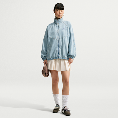 Nike Windrunner – Giacca in denim oversize da Donna