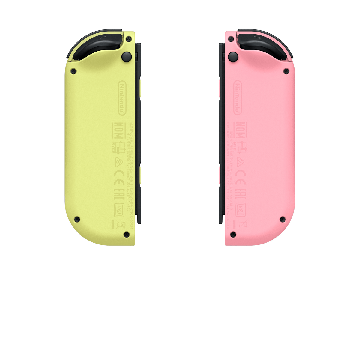 Coppia di controller Joy-Con Rosa pastello (S) e Joy-Con Giallo pastello (D)