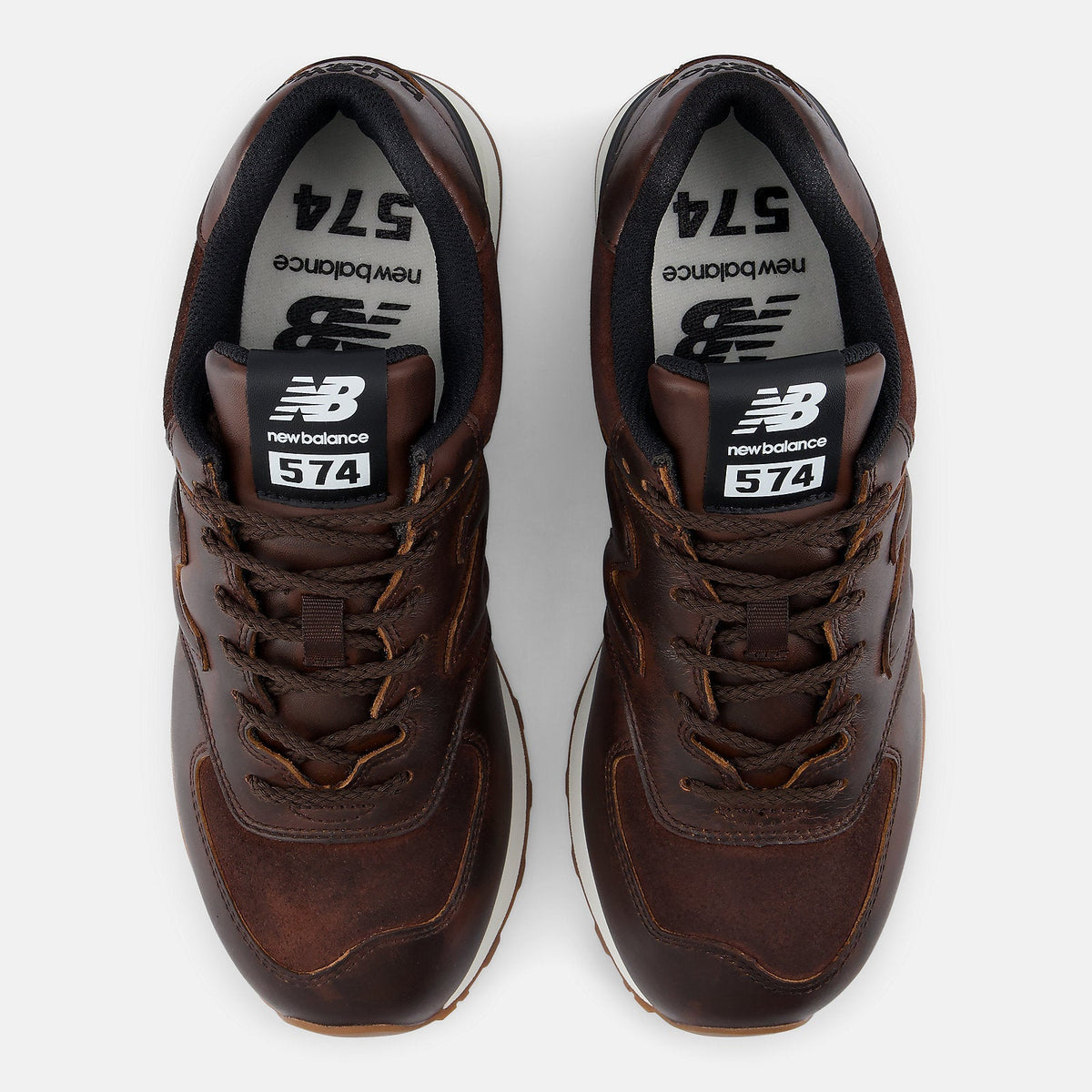 New Balance 574 - Marrone/Bianco (W574HM)