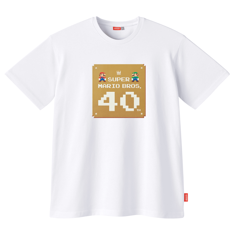 T-shirt Super Mario Bros. 40th (bianco)