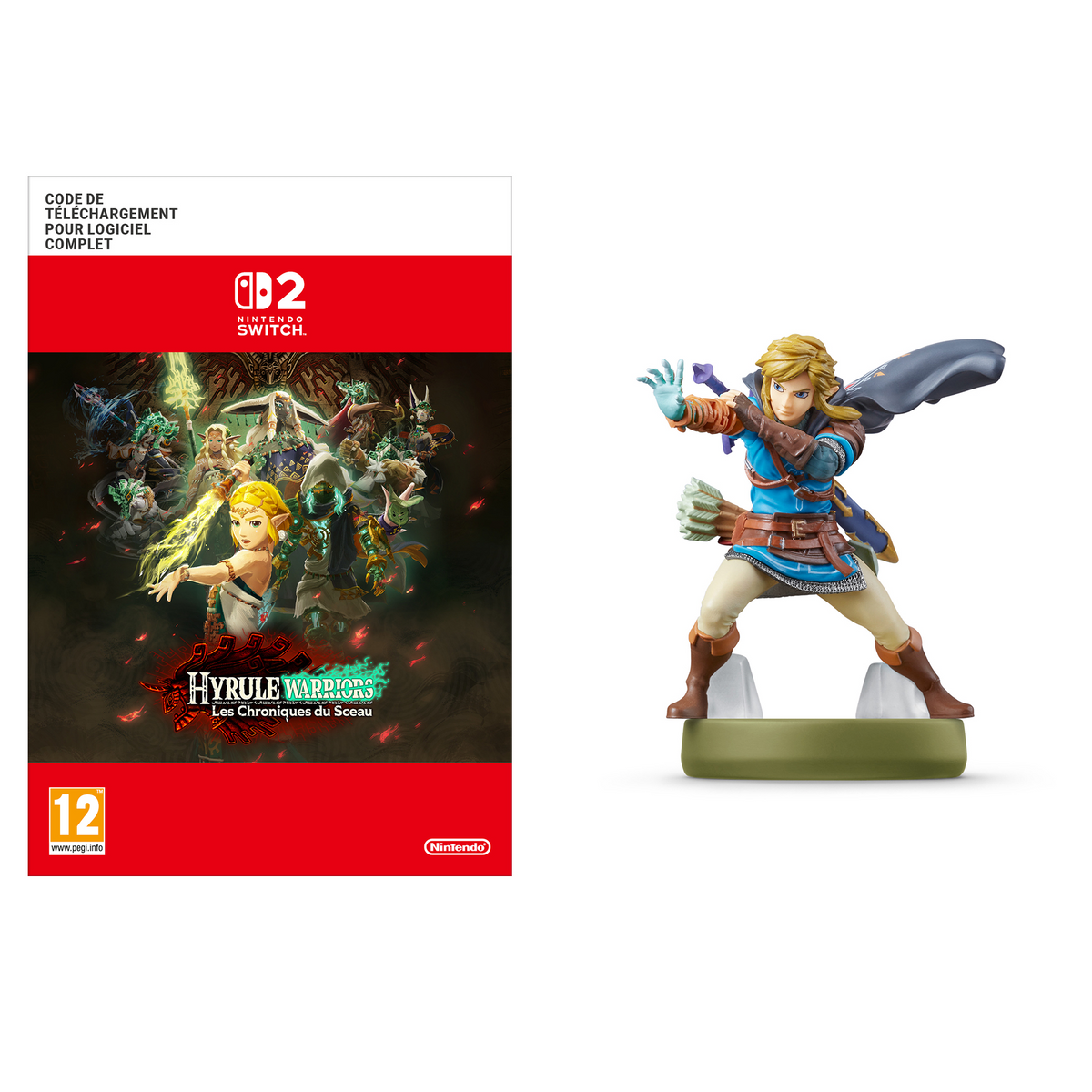 Hyrule Warriors: Le Cronache del Sigillo + amiibo Link (Tears of the Kingdom) (The Legend of Zelda Collection)