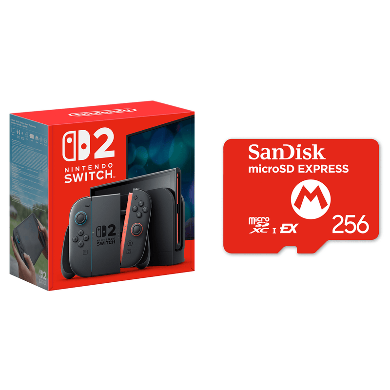 Nintendo Switch 2 + Scheda microSD Express SanDisk da 256 GB per Nintendo Switch 2