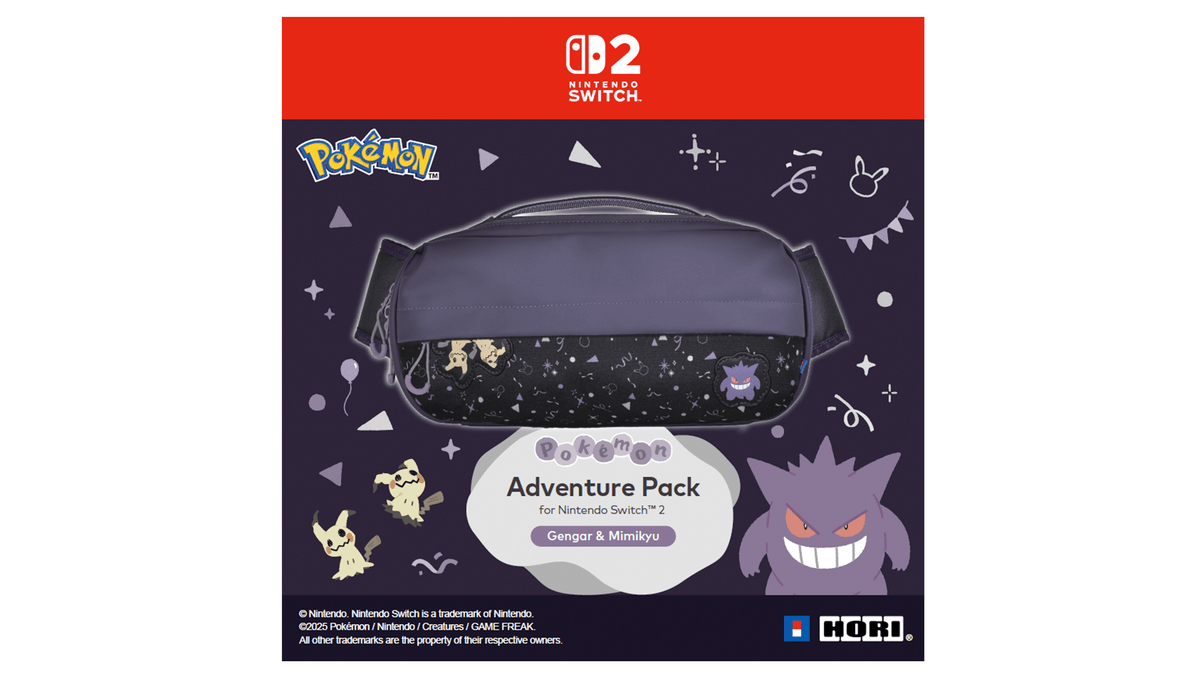 Borsa da avventura (Gengar & Mimikyu) HORI per Nintendo Switch 2