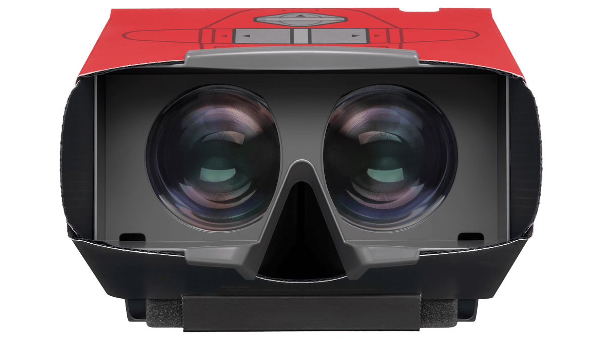Virtual Boy (modello in cartone) per Nintendo Switch 2/Nintendo Switch